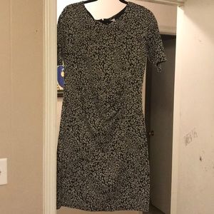 Black and white leopard print dress size 12